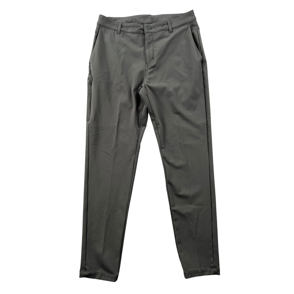 BYLT Premium Basics Everyday Pant 2.0 Mens 32x31 Gray Performance Chino Preppy